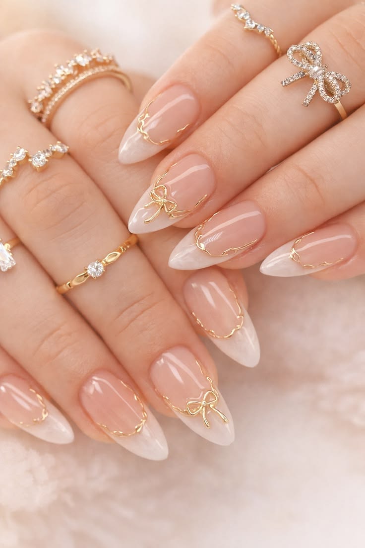Custom nail art design